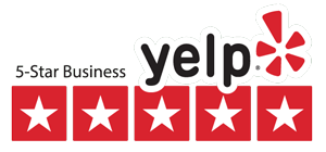 5 Stars on Yelp